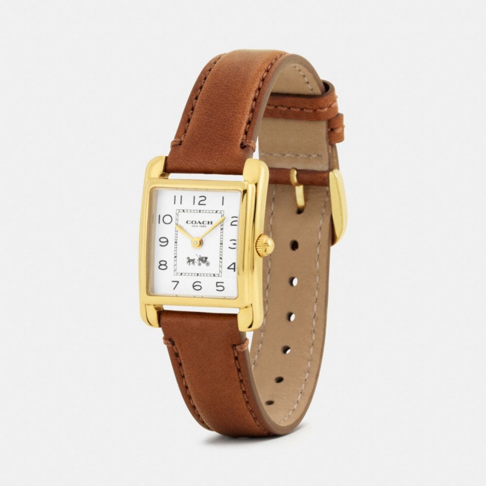 Page Gold Plated Strap Watch