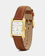 Page Gold Plated Strap Watch