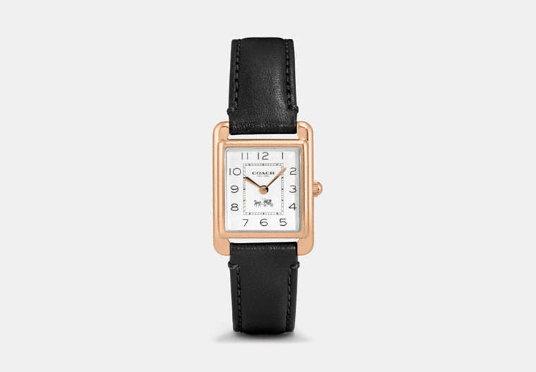 Page Rose Gold Plated Strap Watch