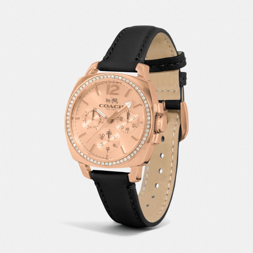 Coach boyfriend watch discount black