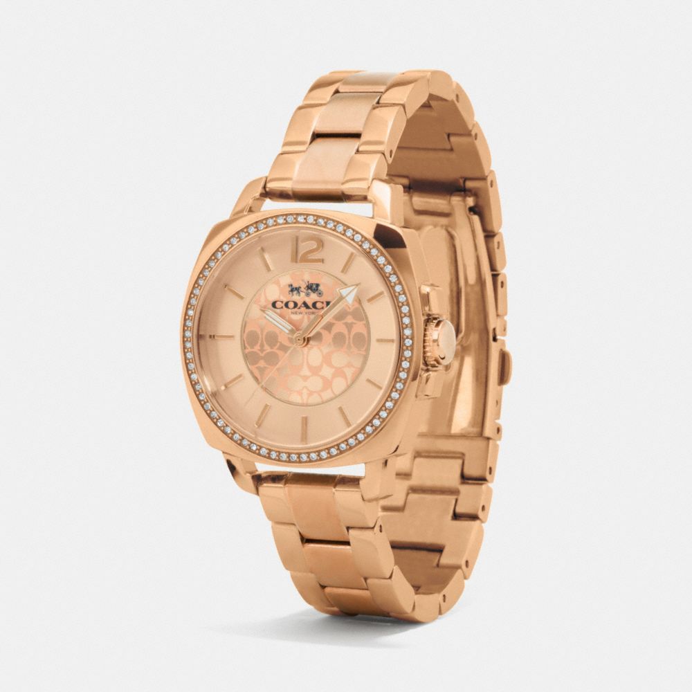 Rose gold boyfriend outlet watch