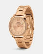 Boyfriend 34 Mm Rose Gold Plated Crystal Bracelet Watch