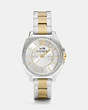 Boyfriend 34 Mm Two Tone Crystal Bracelet Watch