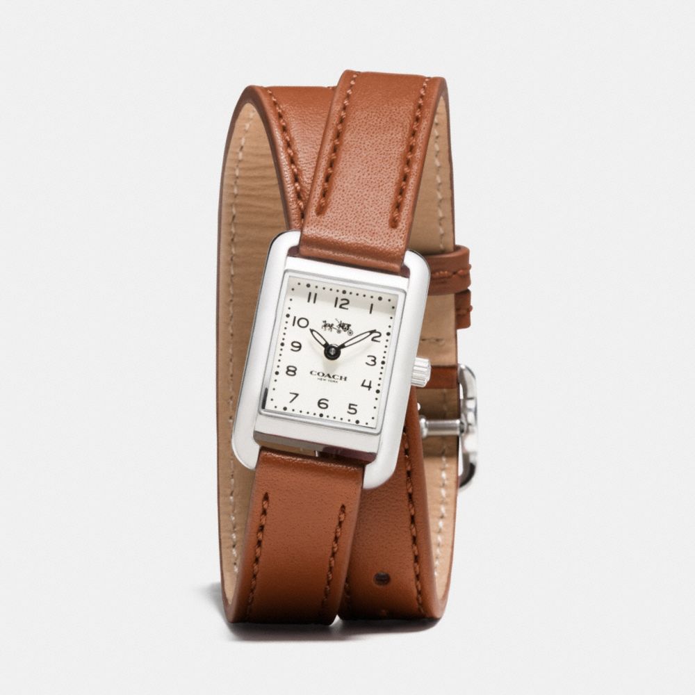 Leather discount wrap watch