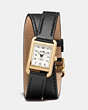 Thompson Gold Plated Double Wrap Watch
