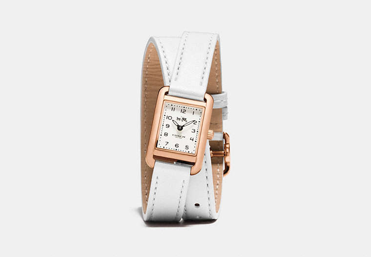 Thompson Rose Gold Plated Double Wrap Watch