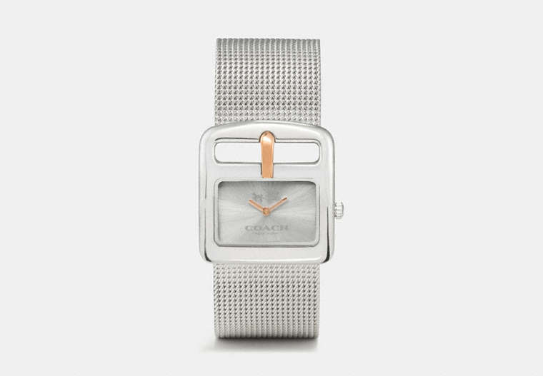 Buckle Stainless Steel Mesh Bracelet Watch