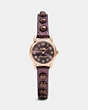 Delancey 23 Mm Rose Gold Plated Studded Strap Watch