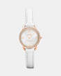 Delancey Rose Gold Plated Mother Of Pearl Set Strap Watch