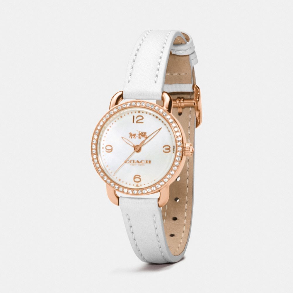 Coach delancey best sale watch rose gold