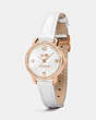 Delancey Rose Gold Plated Mother Of Pearl Set Strap Watch