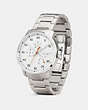 COACH®,BLEECKER WATCH, 42MM,Metal,Stainless Steel,Angle View