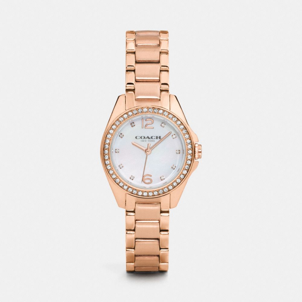 Tristen 28 Mm Rose Gold Plated Bracelet Watch