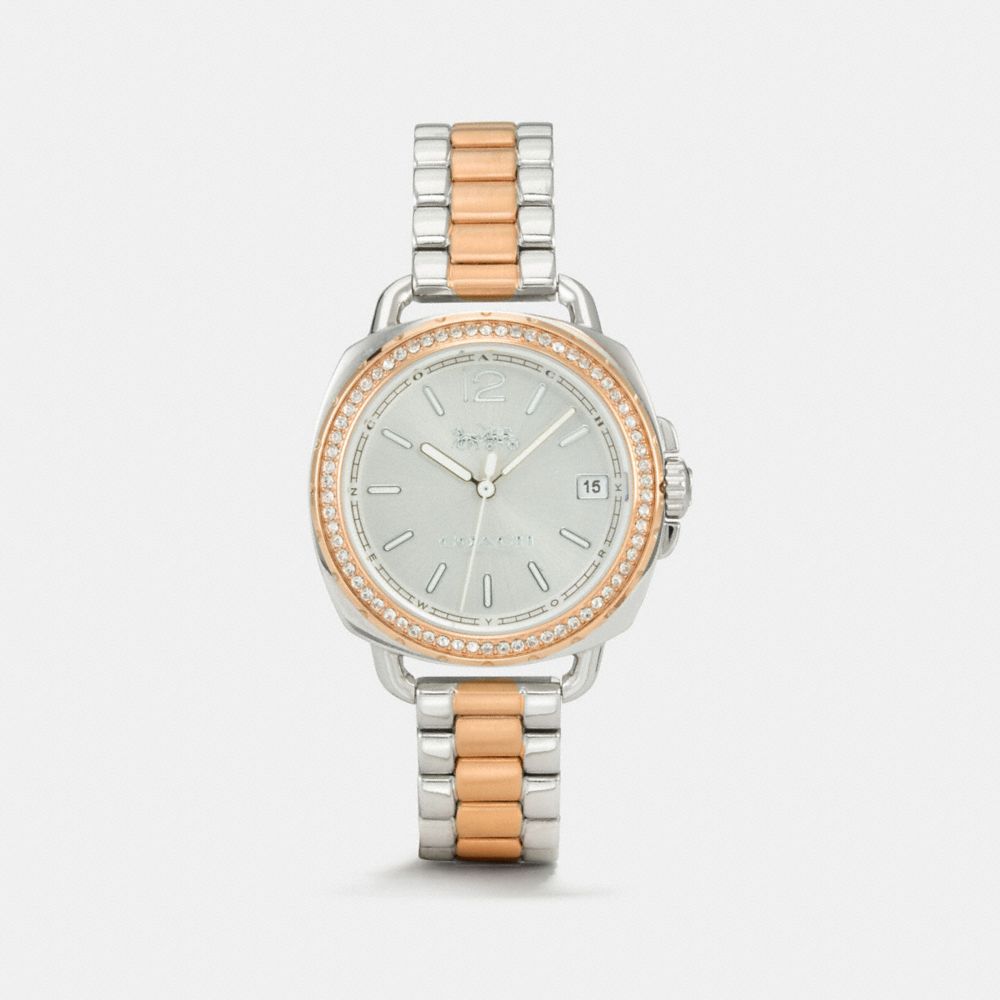 Coach tatum outlet watch rose gold