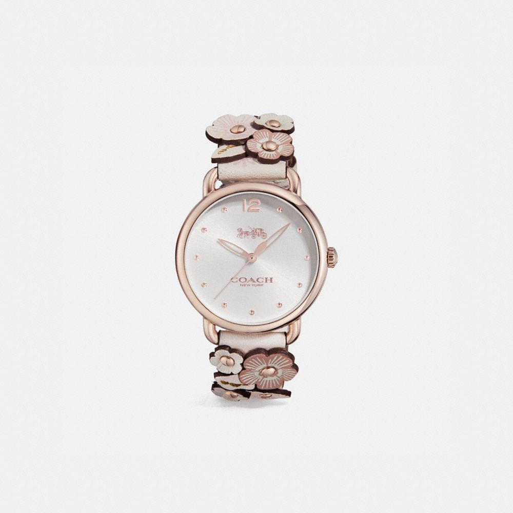 Coach delancey watch rose gold sale