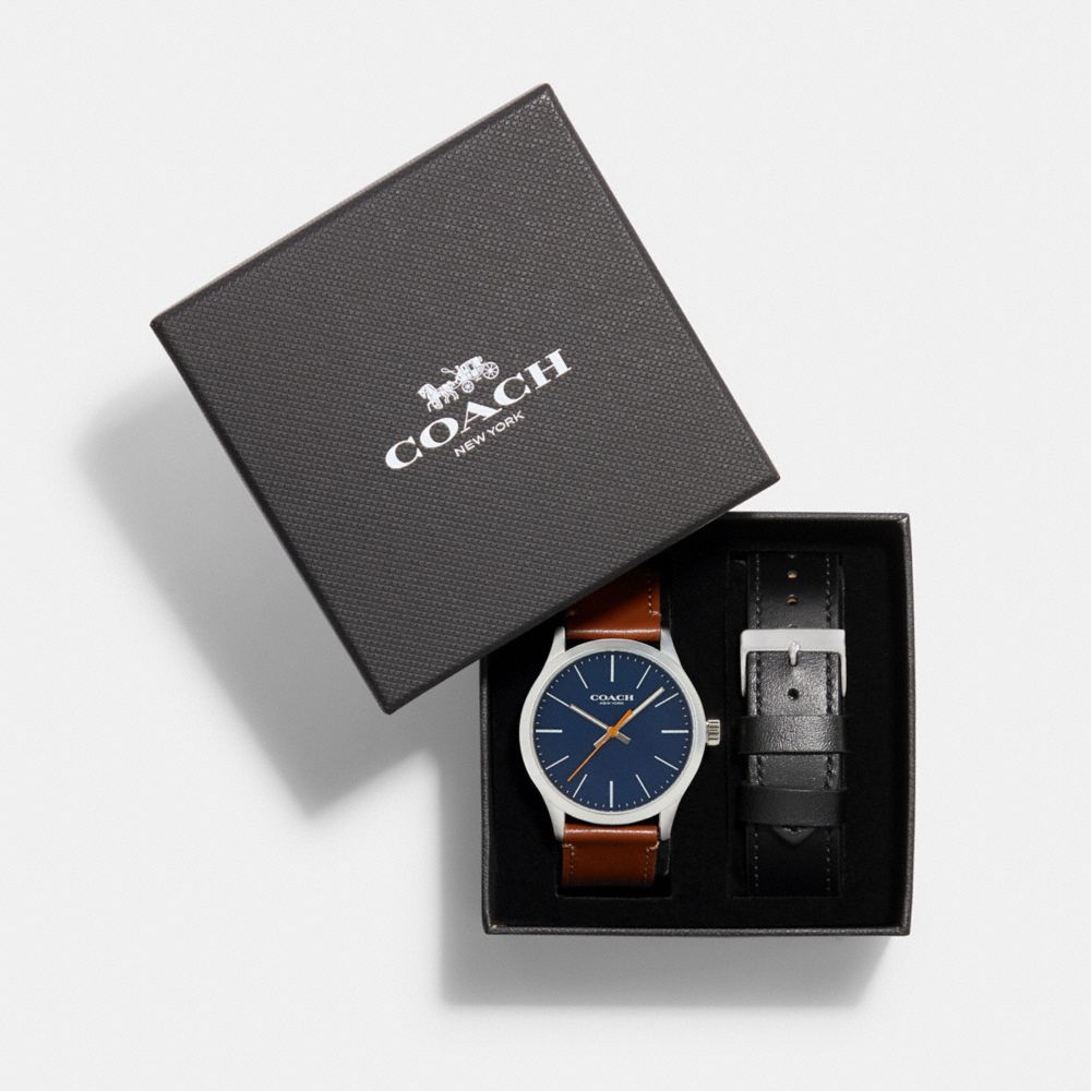 COACH® Outlet | Baxter Watch Gift Set, 39 Mm