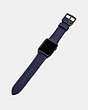 COACH®,APPLE WATCH® STRAP,Leather,CADET,Angle View