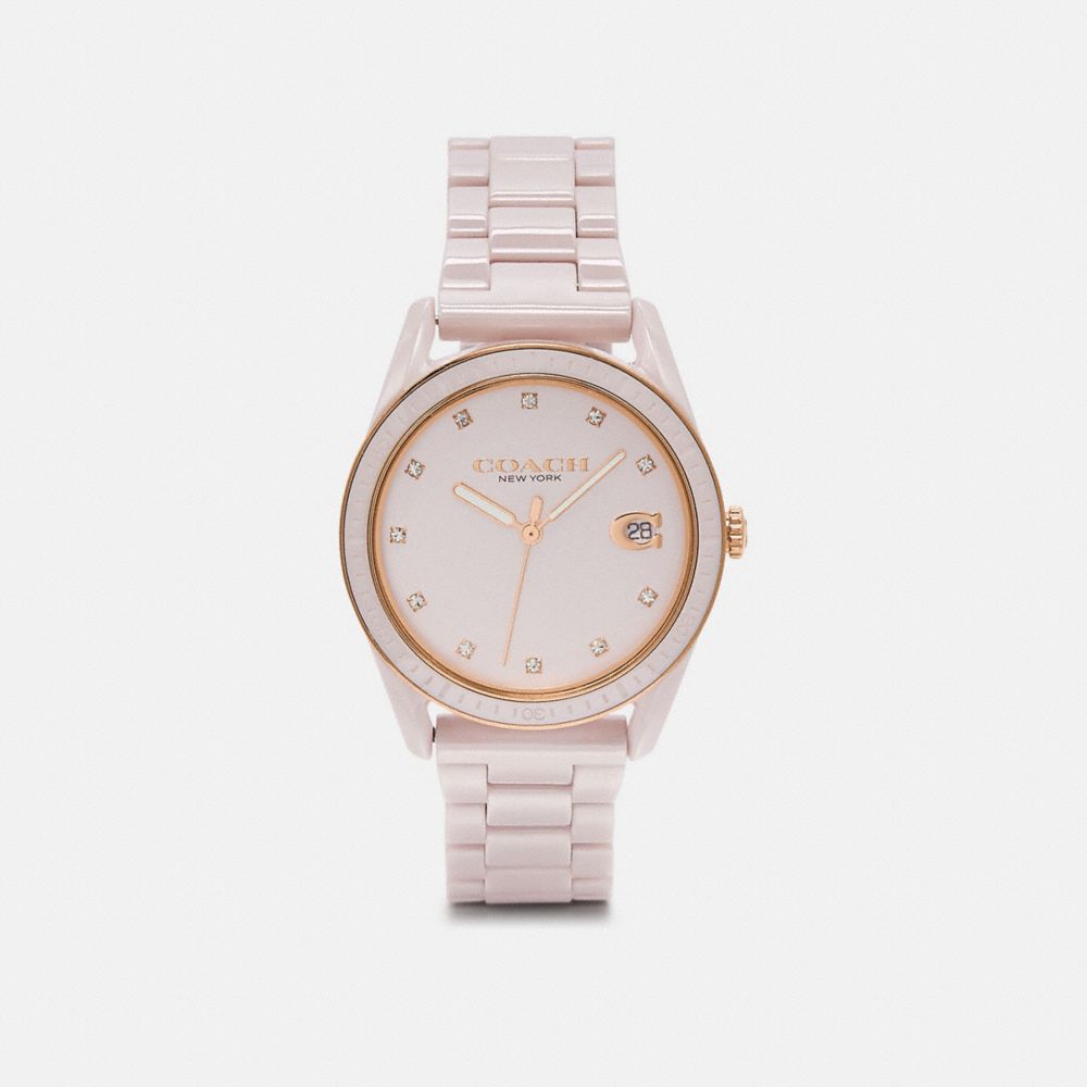 Coach preston ceramic online watch