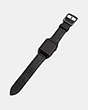 COACH®,APPLE WATCH® STRAP, 42MM,Leather,Black,Angle View