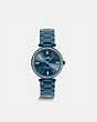 COACH®,PARK WATCH, 34MM,Metal,NAVY,Front View