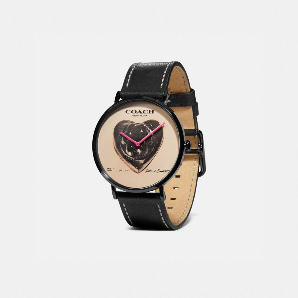 COACH®,Coach X Richard Bernstein Charles Watch, 41 Mm,,Angle View