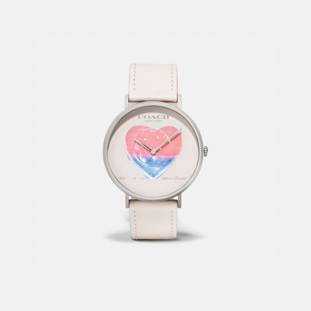 COACH®,Coach X Richard Bernstein Charles Watch, 41 Mm,,Front View