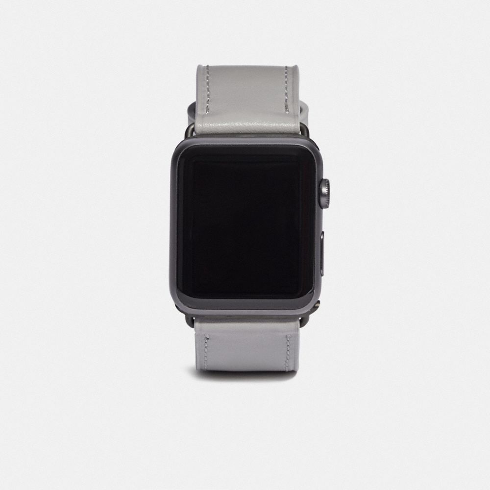 Coach Apple Watch Signature Canvas Strap, 42mm & 44mm - Black