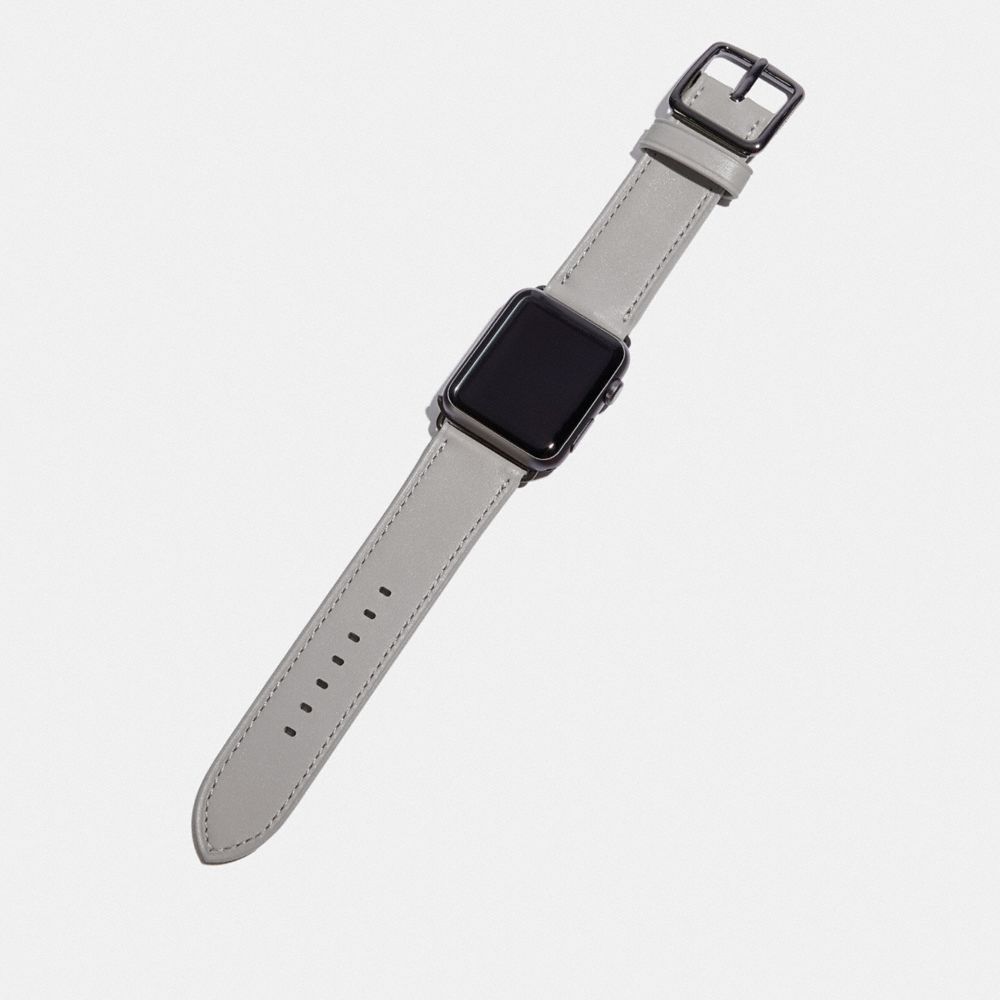 COACH Black Canvas Women's Apple Watch Strap 14700044