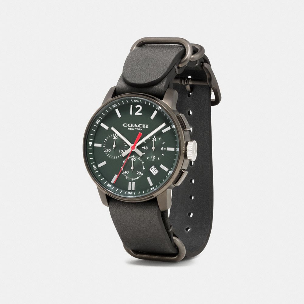 Coach men's shop bleecker watch