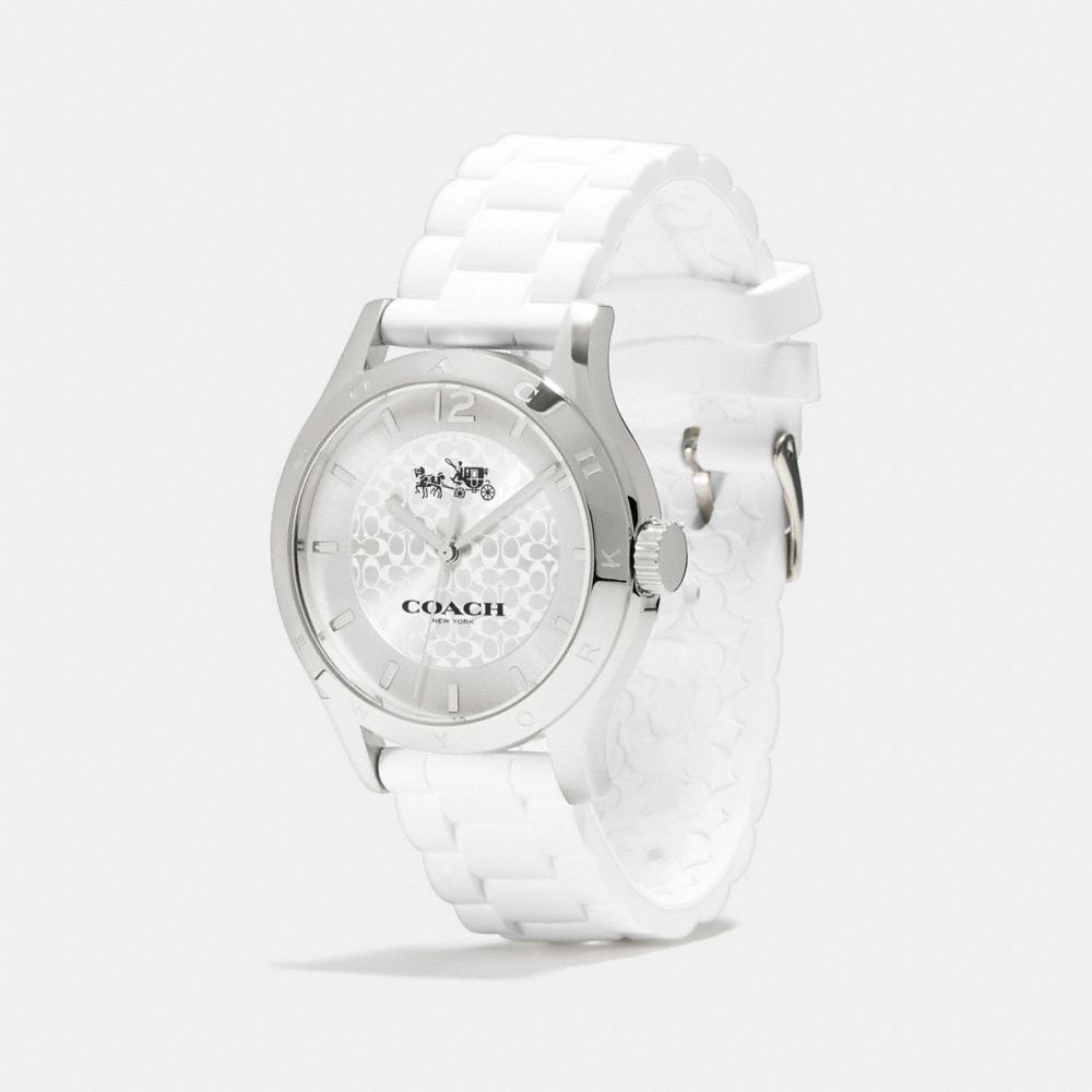 Coach maddy shop watch white