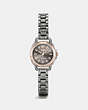Tatum Grey Ionized Plated Sunray Dial Bracelet Watch