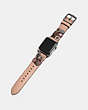 COACH®,APPLE WATCH® STRAP WITH TEA ROSE, 38MM,Leather,Nude Pink,Angle View