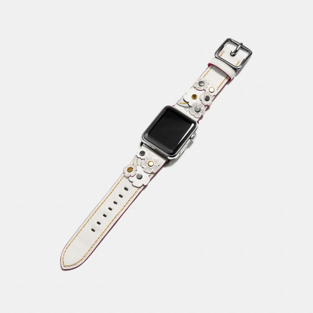 Coach apple watch band best sale tea rose