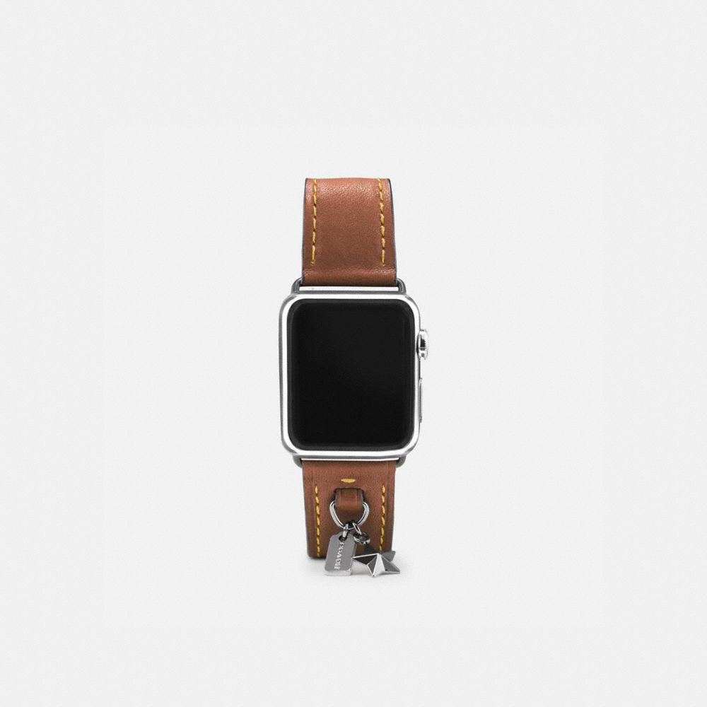 COACH®,Apple Watch® Strap With Charms, 38 Mm,,Front View
