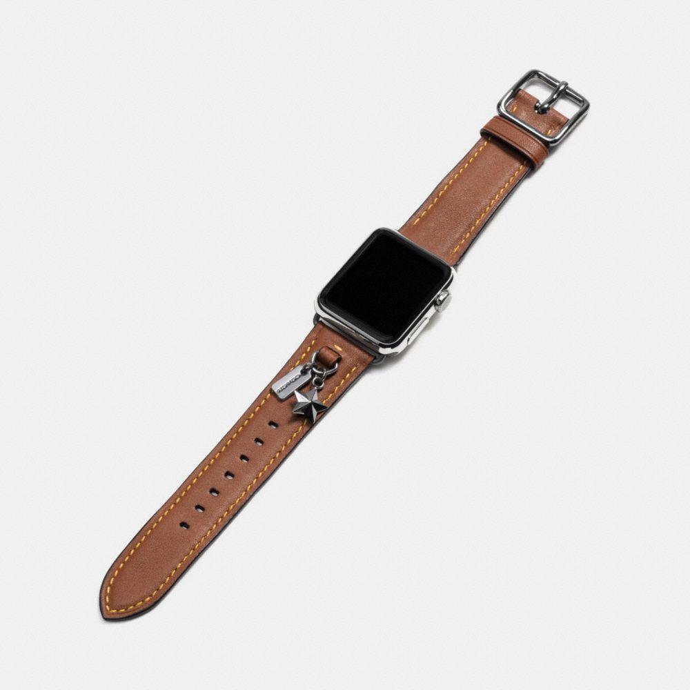 COACH®,Apple Watch® Strap With Charms, 38 Mm,,Angle View