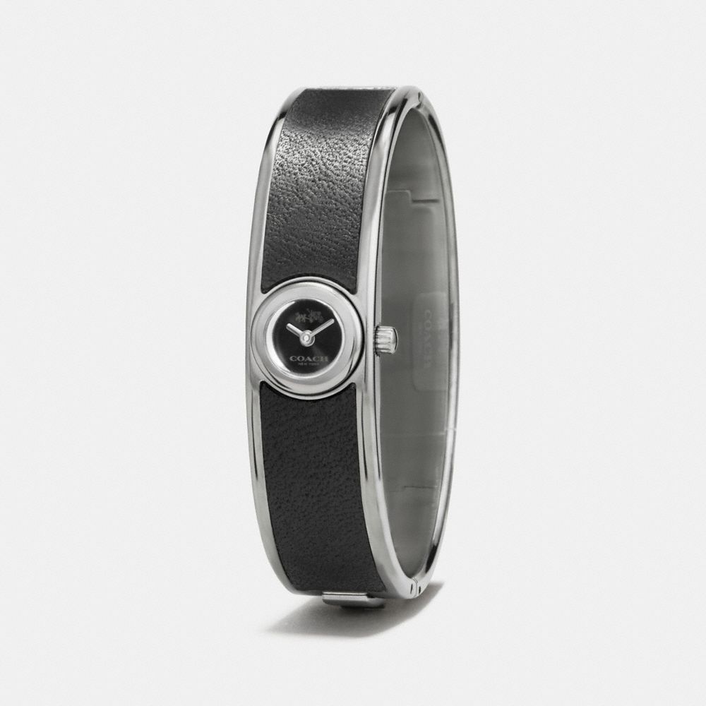 Scout Stainless Steel Leather Bangle Watch