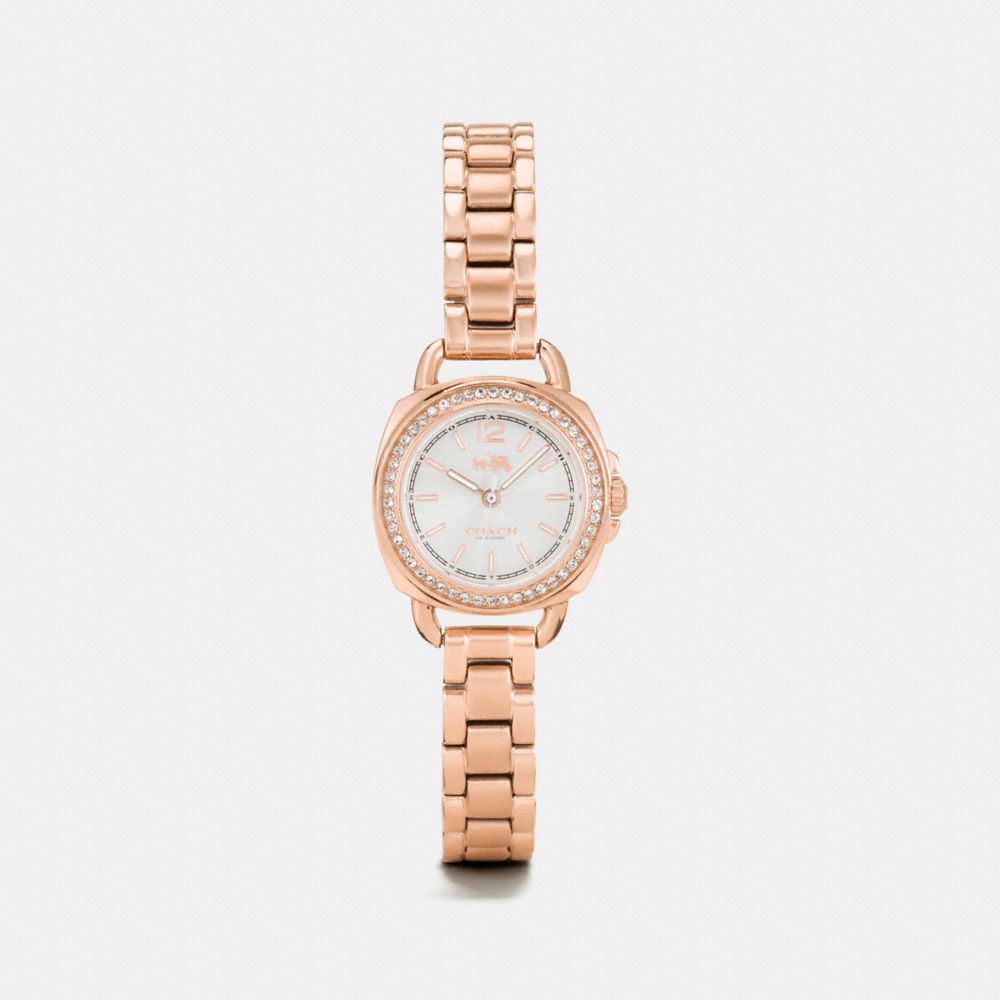 Coach tatum rose gold on sale watch