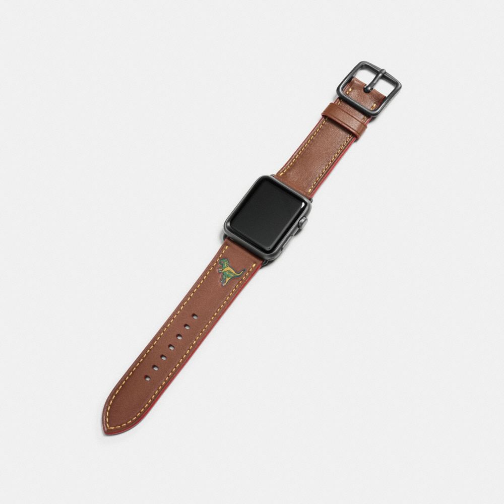 COACH®,Apple Watch® Strap With Rexy,,Angle View