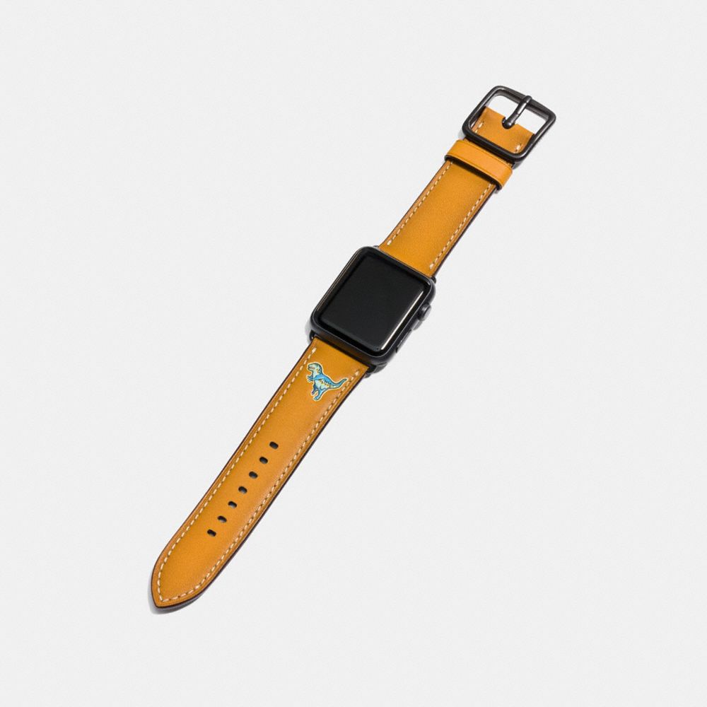 COACH®,Apple Watch® Strap With Rexy,,Angle View