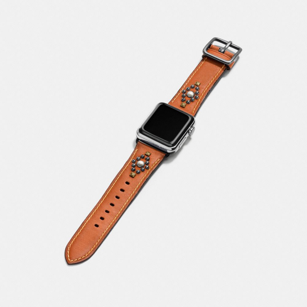 Bracelet Apple Watch® En Cuir Avec Clous