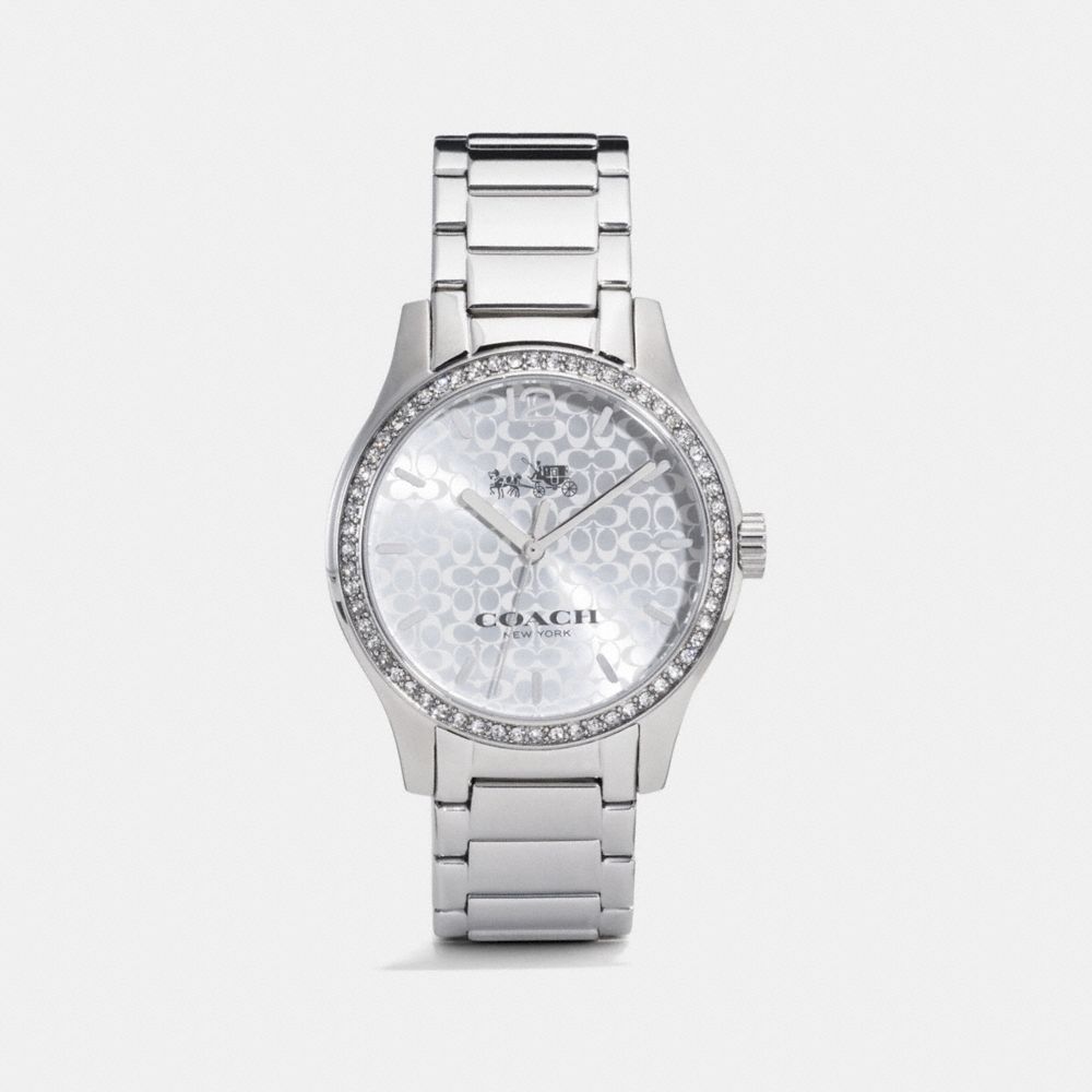 Coach maddy hotsell watch white