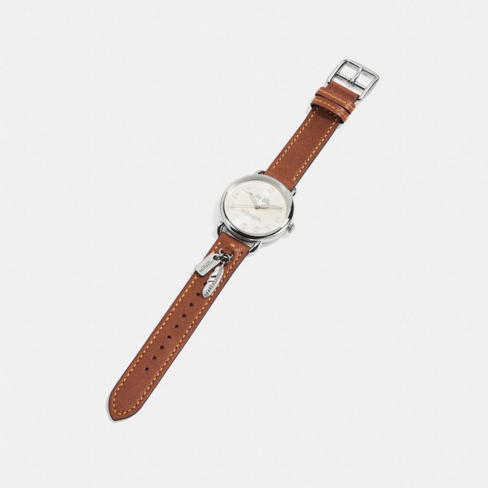 Delancey Watch With Feather Charm, 36 Mm